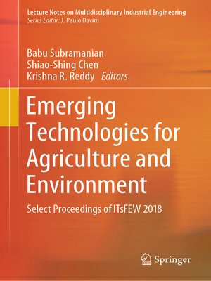 cover image of Emerging Technologies for Agriculture and Environment